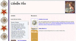 Desktop Screenshot of cthulhufiles.com